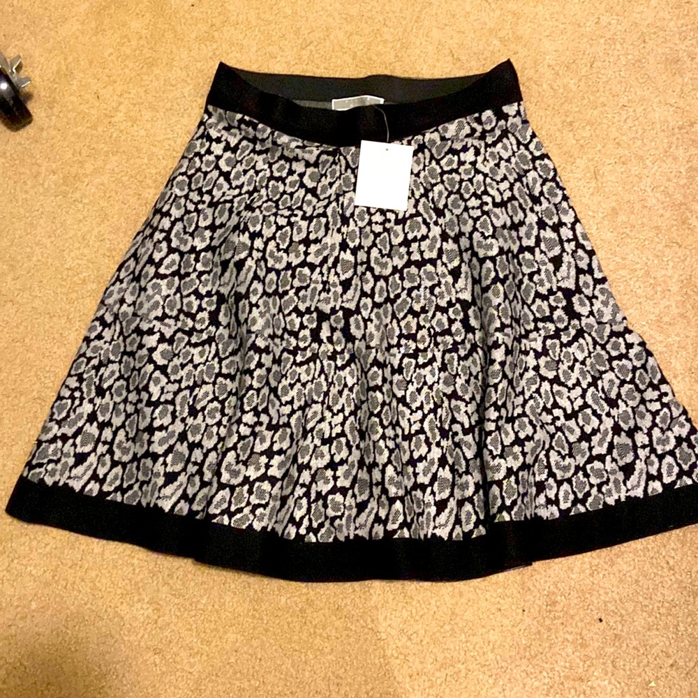 Liquid by Sioni Cheetah Sweater Skirt